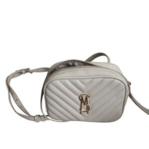 Steve Madden Cream Quilted Crossbody Bag